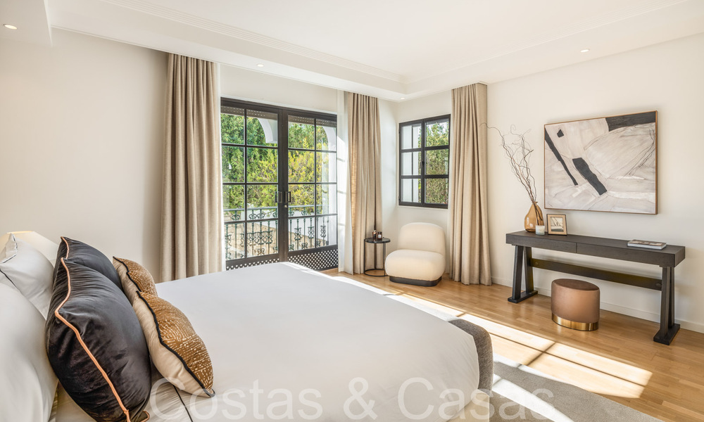 Villa palatiale de style architectural mauresque-andalou à vendre, entourée de terrains de golf dans la vallée du golf de Nueva Andalucia, Marbella 67095