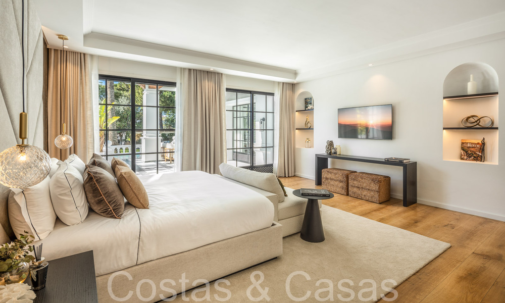 Villa palatiale de style architectural mauresque-andalou à vendre, entourée de terrains de golf dans la vallée du golf de Nueva Andalucia, Marbella 67099