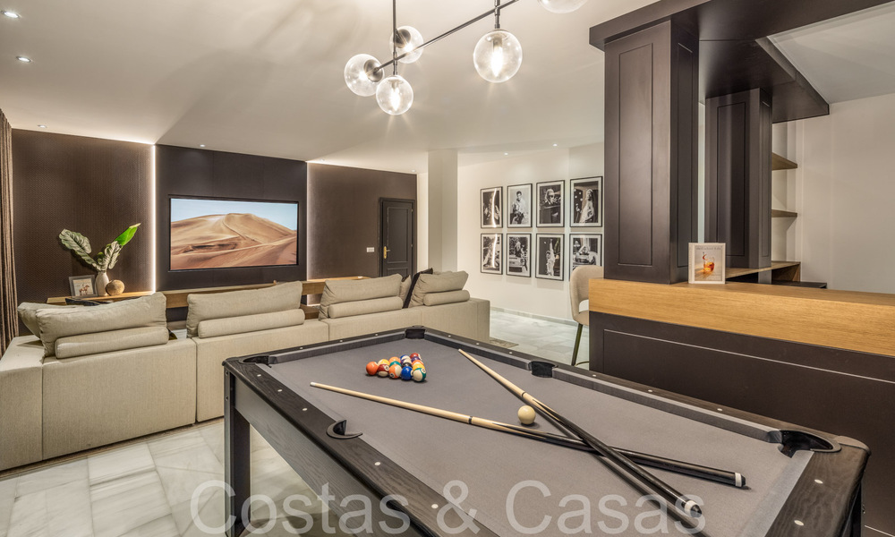 Villa palatiale de style architectural mauresque-andalou à vendre, entourée de terrains de golf dans la vallée du golf de Nueva Andalucia, Marbella 67107