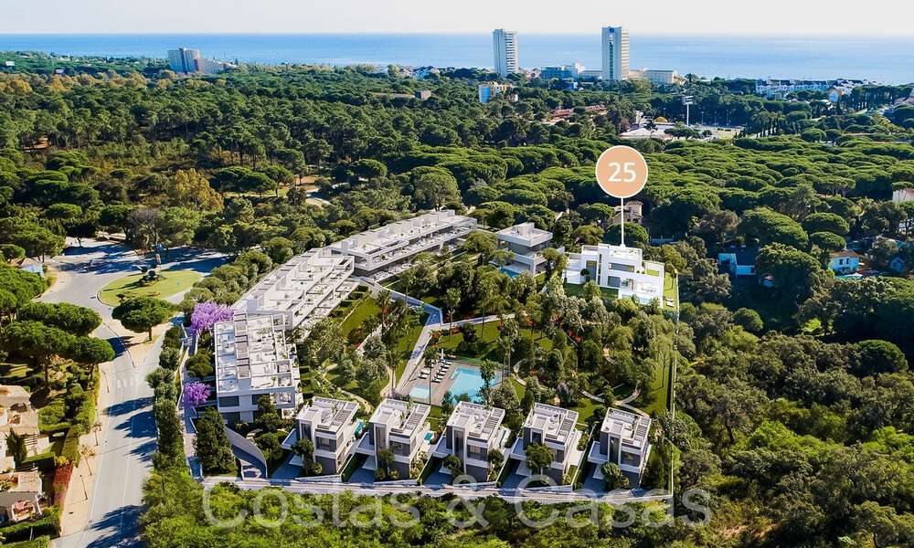 Villa neuve à vendre à quelques pas de la plage d'Elviria, à l'est du centre de Marbella 67170
