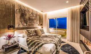 Penthouse de luxe élégamment rénové à vendre en bord de mer avec une vue imprenable sur la mer à l'est du centre de Marbella 67138 