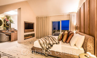 Penthouse de luxe élégamment rénové à vendre en bord de mer avec une vue imprenable sur la mer à l'est du centre de Marbella 67140 