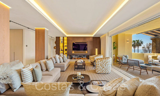 Penthouse de luxe élégamment rénové à vendre en bord de mer avec une vue imprenable sur la mer à l'est du centre de Marbella 67151 