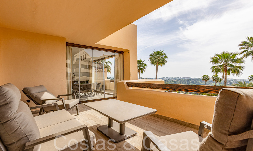 Appartement de luxe entièrement rénové avec vue panoramique sur la mer Méditerranée, prêt à être emménagé, à vendre à Benahavis - Marbella 67193