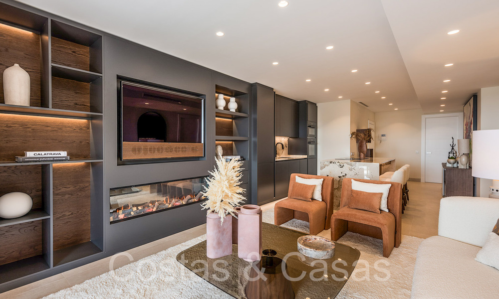 Appartement de luxe rénové de haute qualité à vendre dans un complexe en première ligne de plage sur le New Golden Mile, Marbella - Estepona 67249
