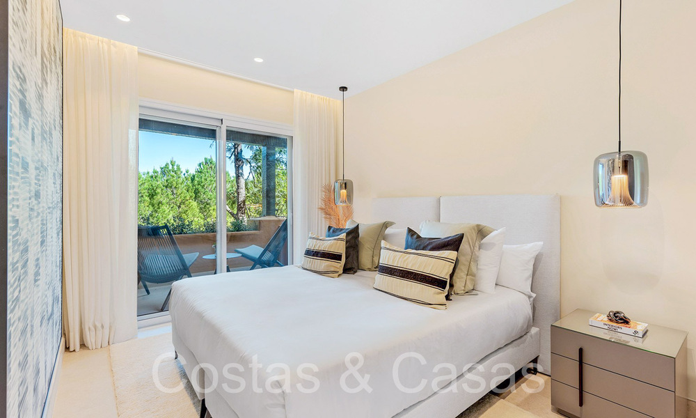 Luxueux appartement rénové à vendre dans un complexe en première ligne de plage avec vue sur la mer, sur le New Golden Mile, Marbella - Estepona 67282