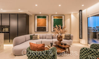 Luxueux appartement rénové à vendre dans un complexe en première ligne de plage avec vue sur la mer, sur le New Golden Mile, Marbella - Estepona 67312 