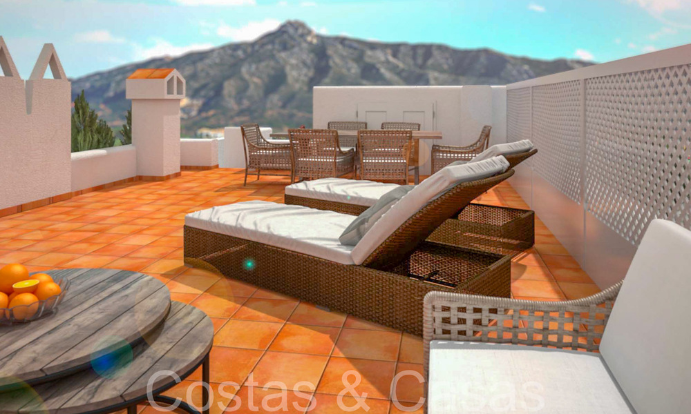 Maison à vendre à distance de marche de nombreuses commodités à Nueva Andalucia, Marbella 67467