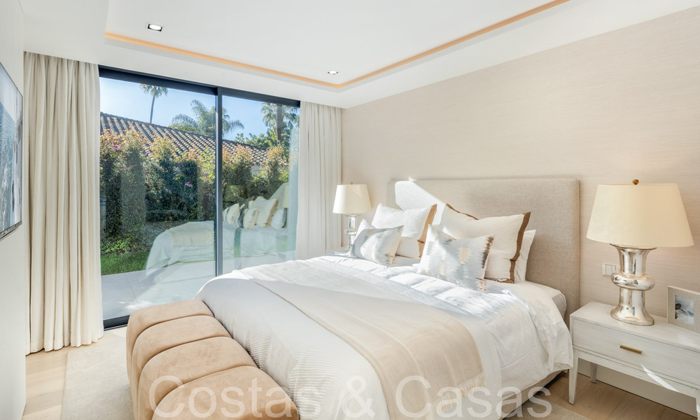 Villa méditerranéenne sophistiquée de plain-pied à vendre à quelques pas du parcours de golf de Las Brisas à Nueva Andalucia, Marbella 67476
