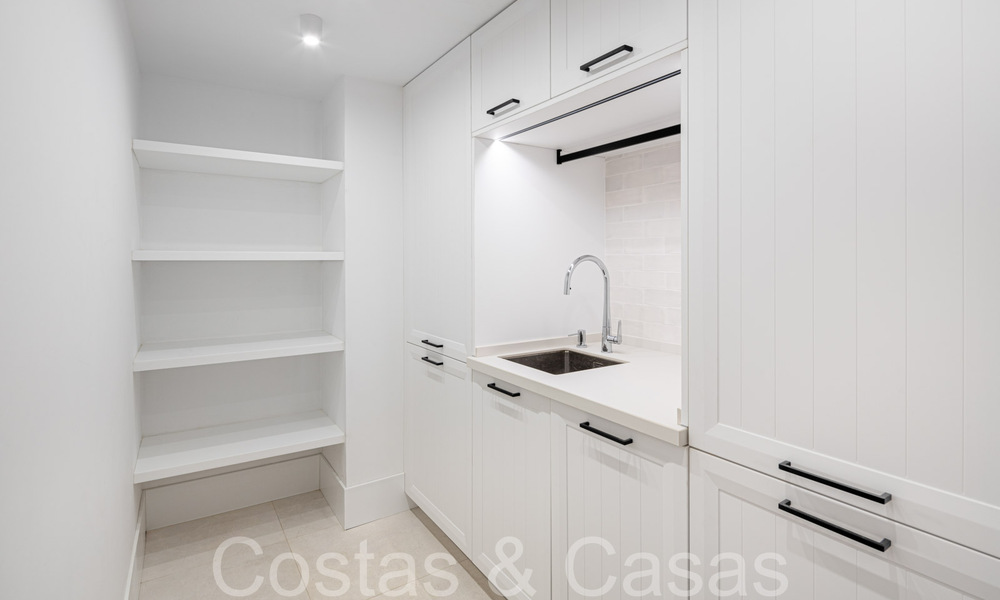 Villa méditerranéenne sophistiquée de plain-pied à vendre à quelques pas du parcours de golf de Las Brisas à Nueva Andalucia, Marbella 67485