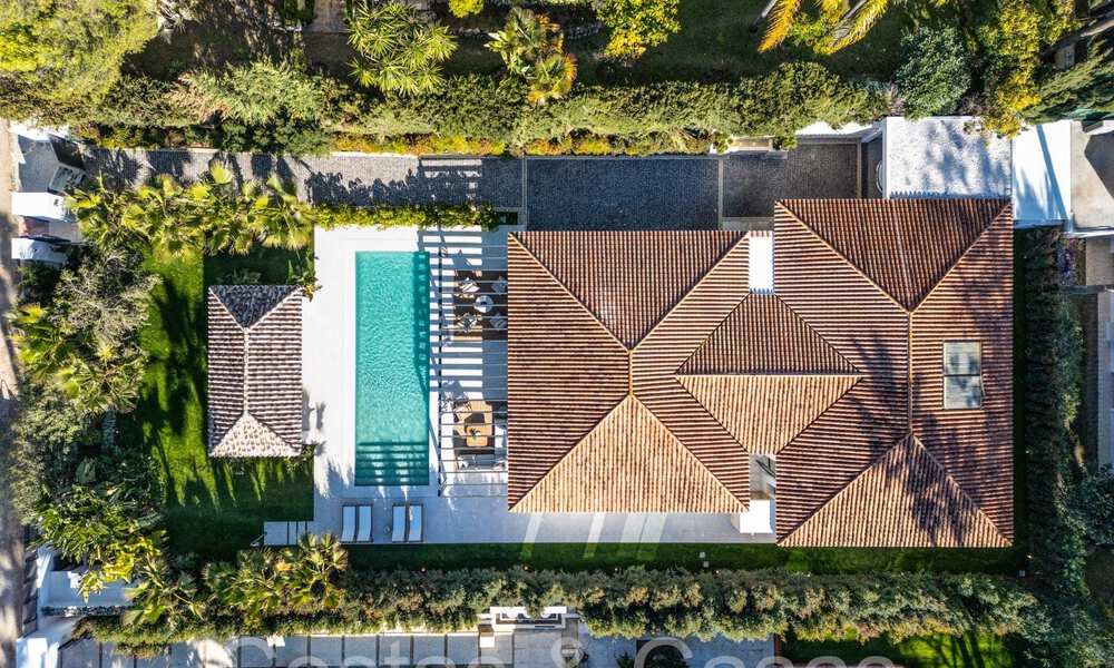 Villa méditerranéenne sophistiquée de plain-pied à vendre à quelques pas du parcours de golf de Las Brisas à Nueva Andalucia, Marbella 67494