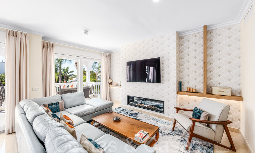 Villa méditerranéenne avec un intérieur contemporain à vendre sur le Golden Mile de Marbella 67381