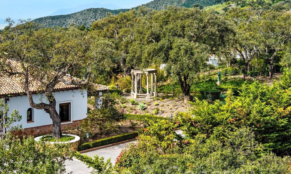 Grand domaine andalou à vendre sur un terrain surélevé de 5 hectares dans les collines de l'est de Marbella 67561