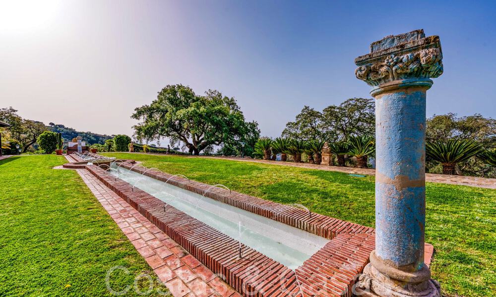 Grand domaine andalou à vendre sur un terrain surélevé de 5 hectares dans les collines de l'est de Marbella 67565