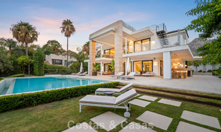 Villa de luxe moderniste à vendre dans un quartier résidentiel exclusif et fermé sur le Golden Mile de Marbella 787673 