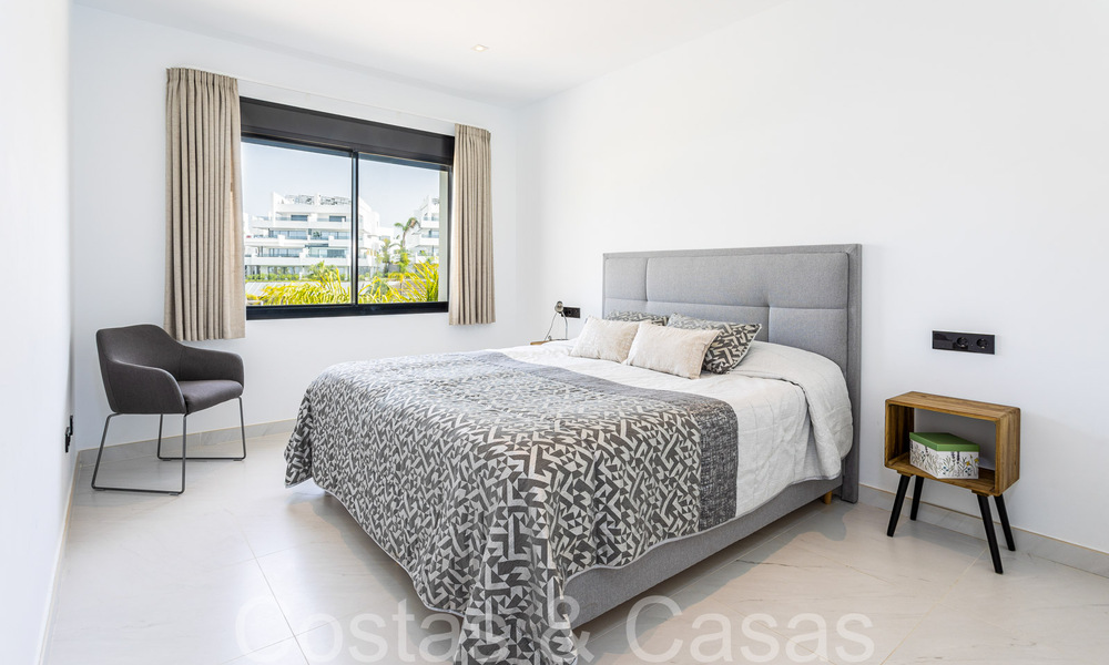 Prêt à emménager, spacieux penthouse avec vue panoramique sur la mer à vendre dans les collines d'Estepona, à proximité du centre 67507
