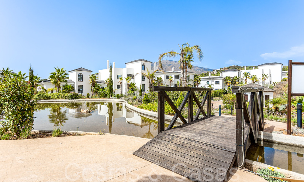 Prêt à emménager, spacieux penthouse avec vue panoramique sur la mer à vendre dans les collines d'Estepona, à proximité du centre 67523