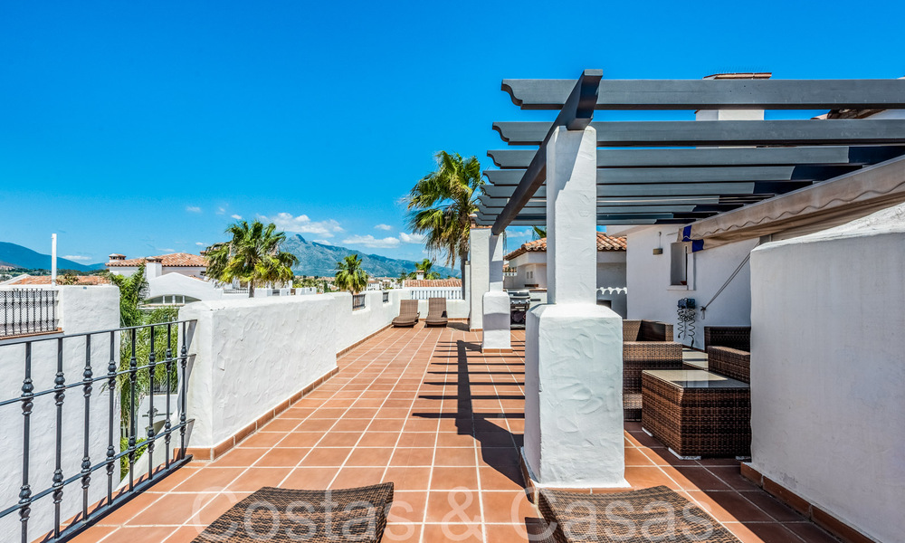 Penthouse à vendre à distance de marche de la plage et du centre de San Pedro, Marbella 67702