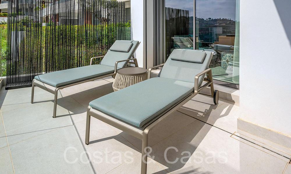 Prêt à emménager, appartement de prestige avec vue panoramique sur la mer à vendre à Marbella - Benahavis 68592
