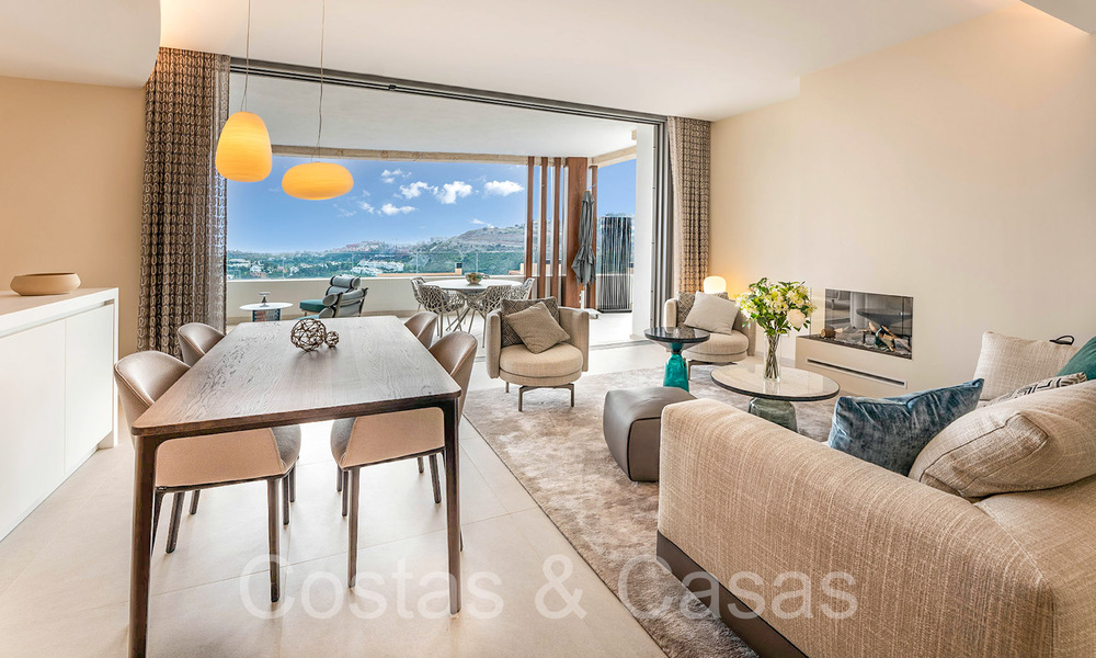 Prêt à emménager, appartement de prestige avec vue panoramique sur la mer à vendre à Marbella - Benahavis 68594