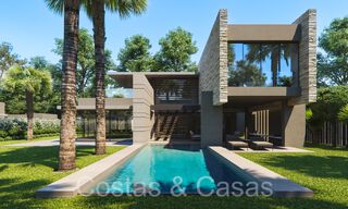 3 villas contemporaines neuves à vendre, à quelques pas de la plage de San Pedro, Marbella 68208 