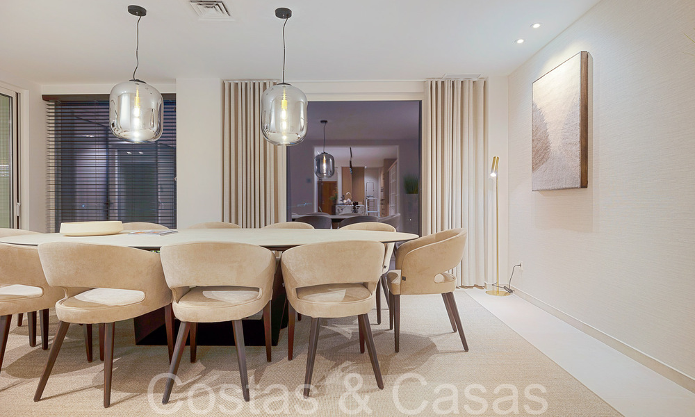 Belle villa rénovée de style méditerranéen contemporain à vendre, adjacente au terrain de golf de Benahavis - Marbella 69131