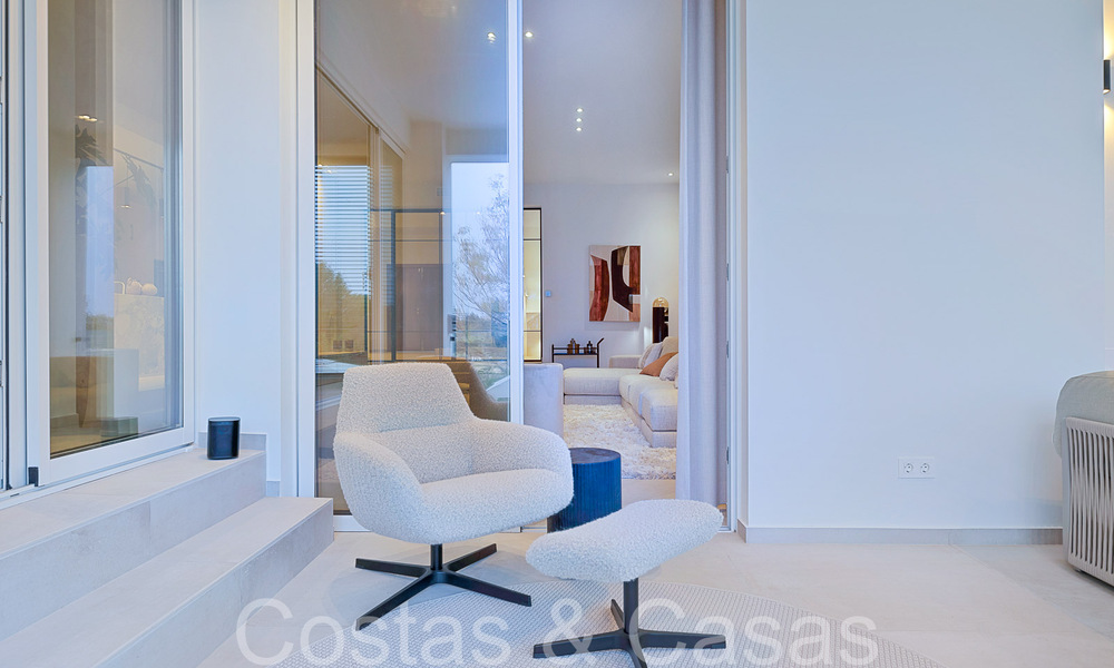 Belle villa rénovée de style méditerranéen contemporain à vendre, adjacente au terrain de golf de Benahavis - Marbella 69153