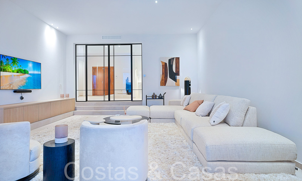 Belle villa rénovée de style méditerranéen contemporain à vendre, adjacente au terrain de golf de Benahavis - Marbella 69154