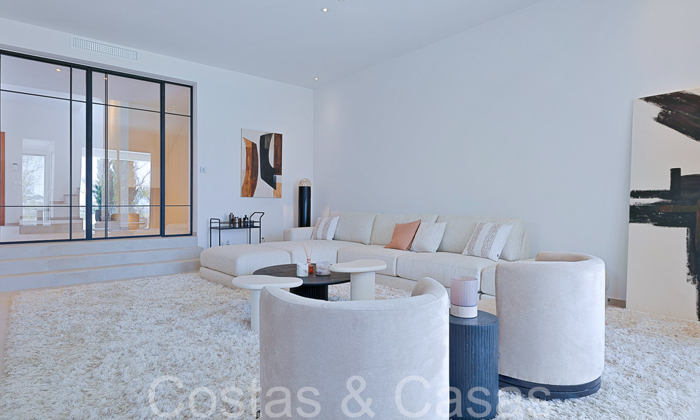 Belle villa rénovée de style méditerranéen contemporain à vendre, adjacente au terrain de golf de Benahavis - Marbella 69188