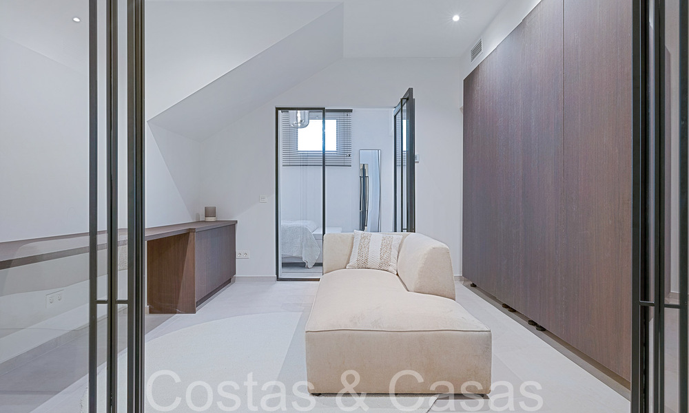 Belle villa rénovée de style méditerranéen contemporain à vendre, adjacente au terrain de golf de Benahavis - Marbella 69193