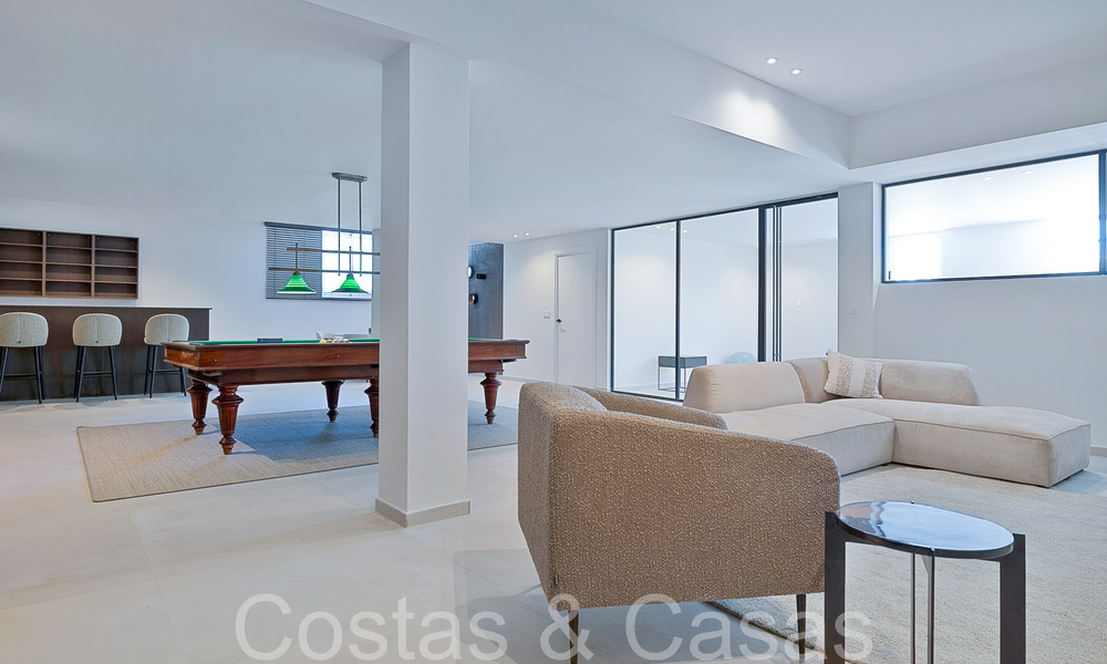 Belle villa rénovée de style méditerranéen contemporain à vendre, adjacente au terrain de golf de Benahavis - Marbella 69208