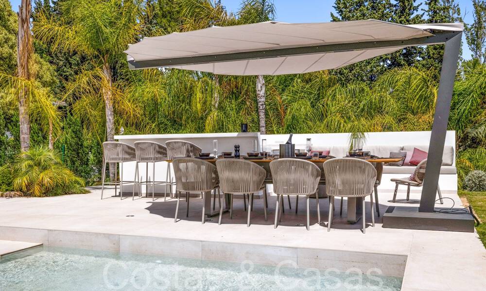 Belle villa rénovée de style méditerranéen contemporain à vendre, adjacente au terrain de golf de Benahavis - Marbella 69222