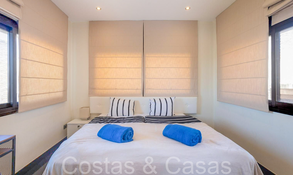 Penthouse à vendre dans un complexe de première ligne de plage sur le New Golden Mile entre Marbella et Estepona 69350