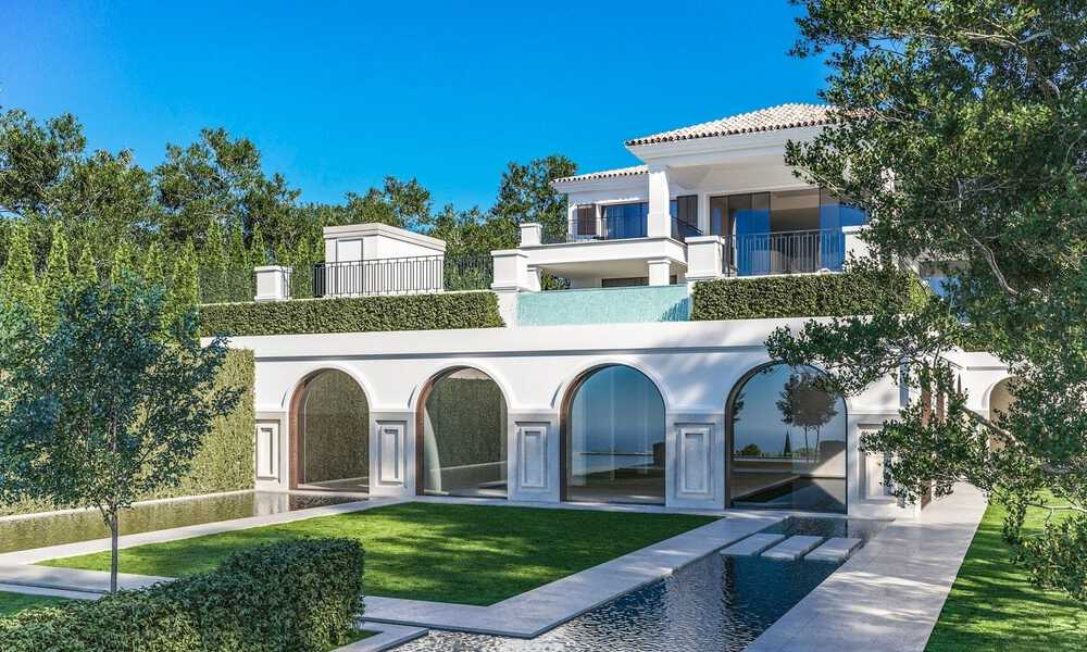 Majestueuse et classique villa de luxe andalouse à vendre dans l'exclusive Cascada de Camojan à Marbella 69496