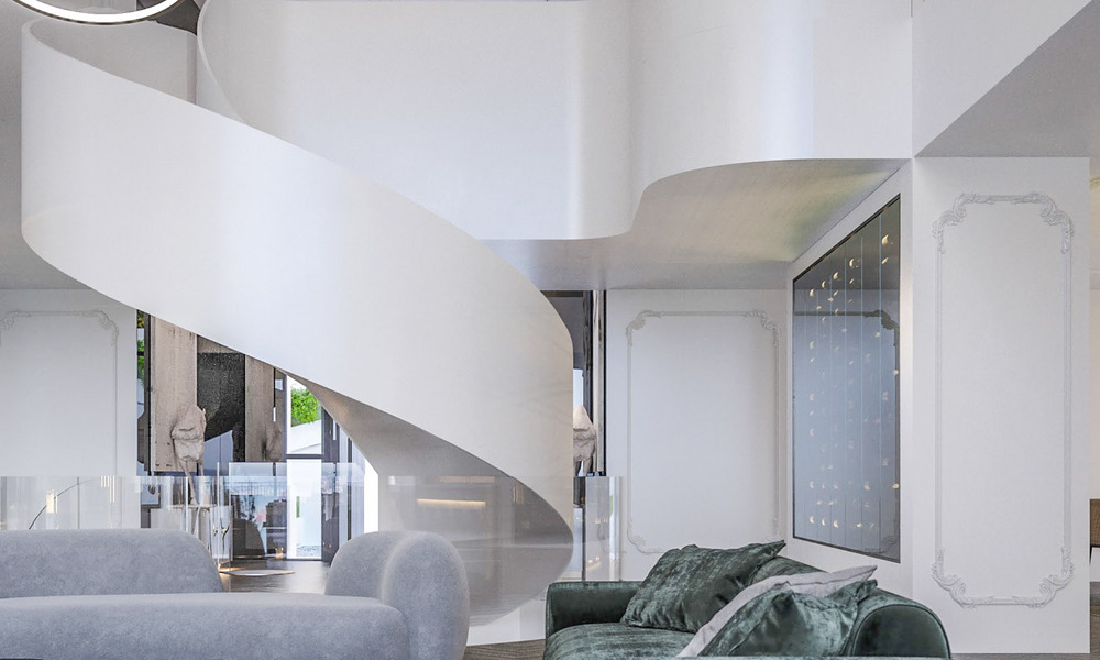 Majestueuse et classique villa de luxe andalouse à vendre dans l'exclusive Cascada de Camojan à Marbella 69501