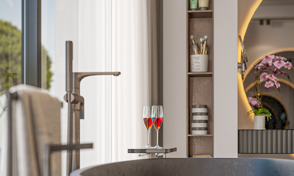 Majestueuse et classique villa de luxe andalouse à vendre dans l'exclusive Cascada de Camojan à Marbella 69514