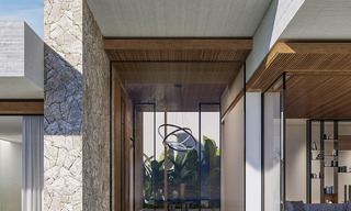 Villa architecturale de nouvelle construction à vendre, avec vue panoramique sur la mer dans une communauté fermée à Benahavis - Marbella 69527 