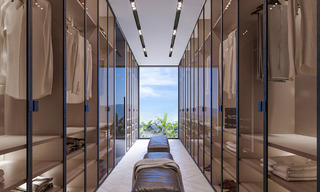 Villa architecturale de nouvelle construction à vendre, avec vue panoramique sur la mer dans une communauté fermée à Benahavis - Marbella 69537 