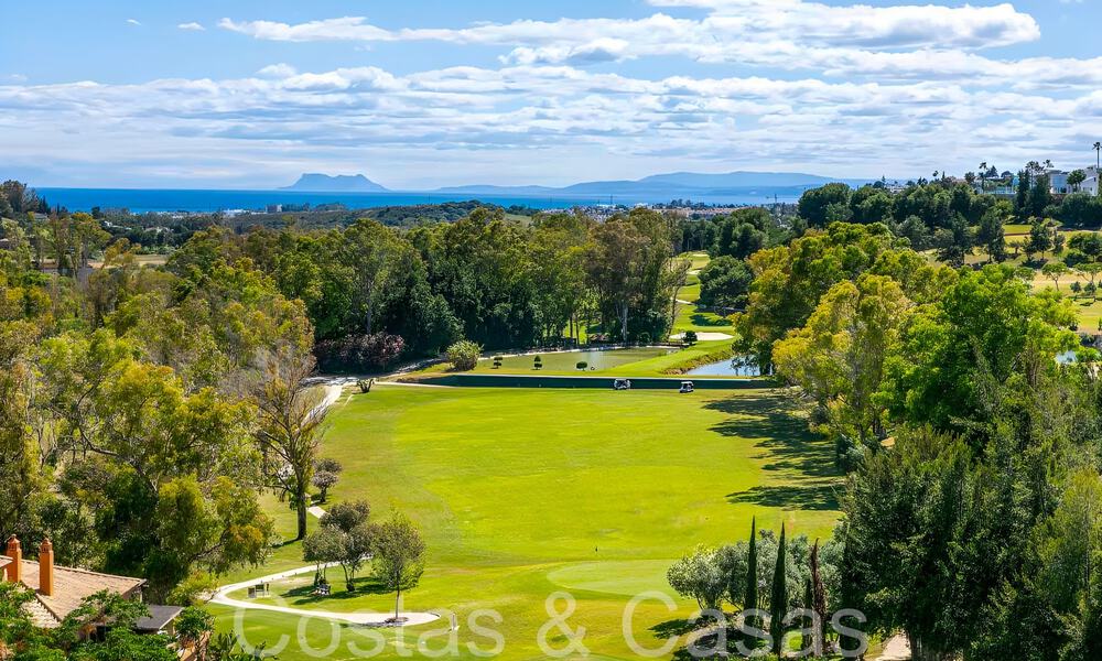 Penthouse de luxe prêt à emménager avec une vue magnifique sur le golf et la mer Méditerranée à vendre à Benahavis - Marbella 69604