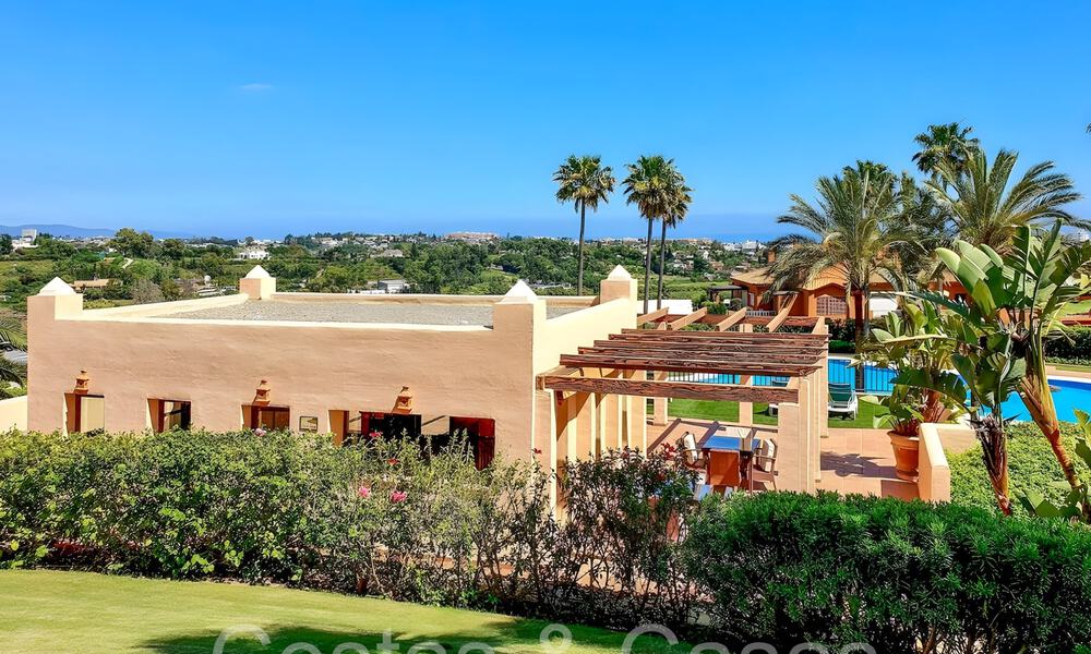 Penthouse de luxe prêt à emménager avec une vue magnifique sur le golf et la mer Méditerranée à vendre à Benahavis - Marbella 69616