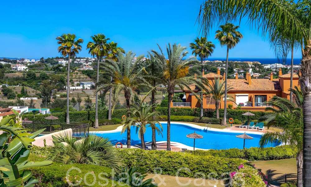 Penthouse de luxe prêt à emménager avec une vue magnifique sur le golf et la mer Méditerranée à vendre à Benahavis - Marbella 69623