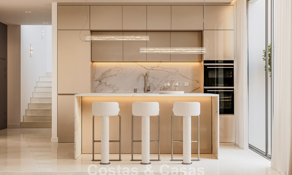 7 villas de nouvelle construction avancées avec vue panoramique sur la mer à vendre dans les collines de Mijas Pueblo, Costa del Sol 787763