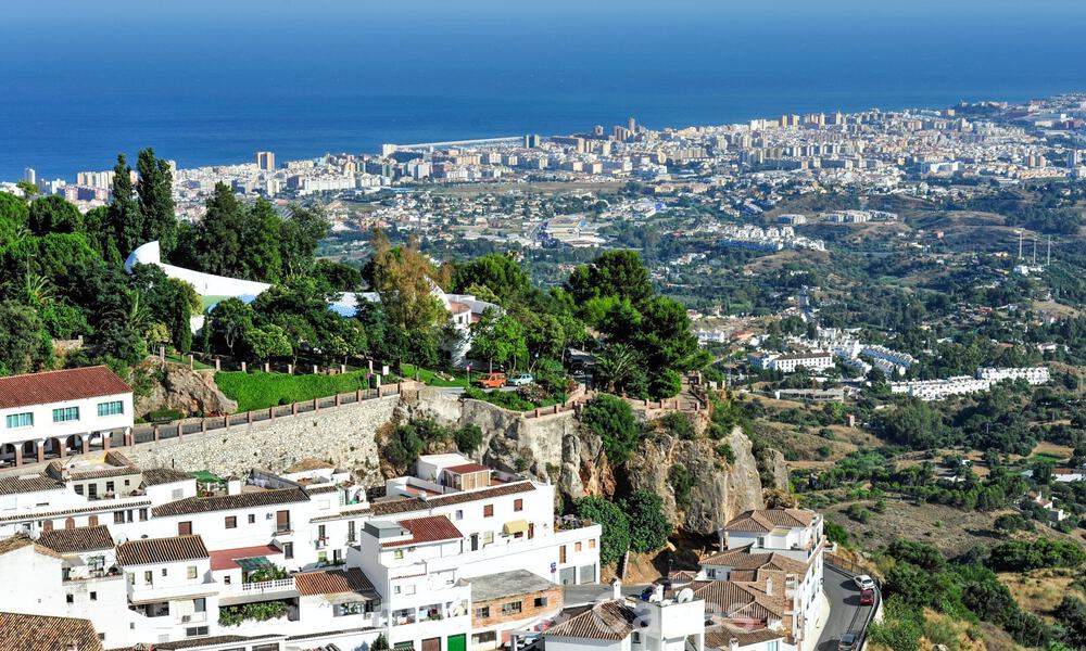 7 villas de nouvelle construction avancées avec vue panoramique sur la mer à vendre dans les collines de Mijas Pueblo, Costa del Sol 788762
