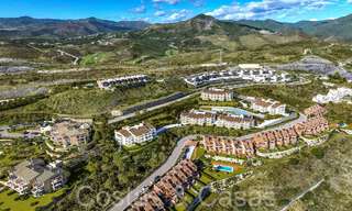 Appartements modernes de nouvelle construction de style contemporain à vendre avec terrasse spacieuse et belles vues sur la mer à Benahavis - Marbella 70120 