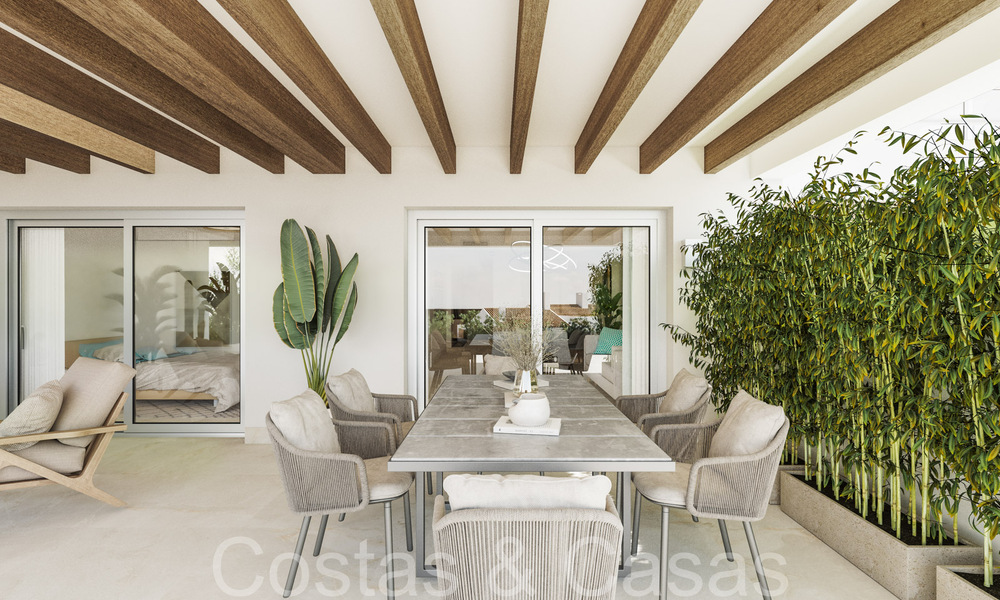 Appartements modernes de nouvelle construction de style contemporain à vendre avec terrasse spacieuse et belles vues sur la mer à Benahavis - Marbella 70132