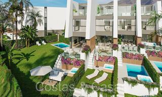 Maisons de ville modernes de 3 chambres avec jardin privé à vendre à Fuengirola, Costa del Sol 70173 