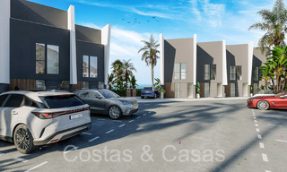 Maisons de ville modernes de 3 chambres avec jardin privé à vendre à Fuengirola, Costa del Sol 70176 