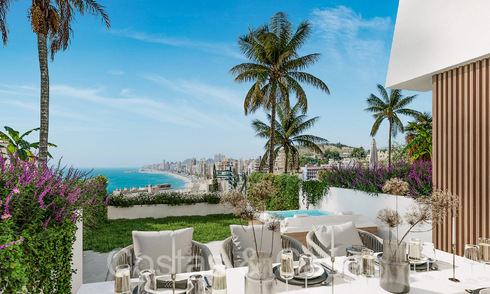 Maisons de ville modernes de 3 chambres avec jardin privé à vendre à Fuengirola, Costa del Sol 70178