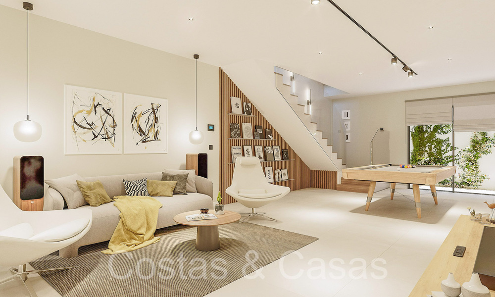 Maisons de ville modernes de 3 chambres avec jardin privé à vendre à Fuengirola, Costa del Sol 70179