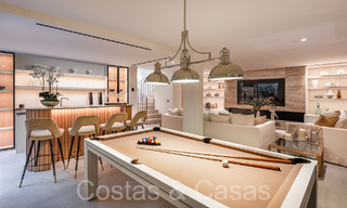 Villa de luxe rénovée de première classe à vendre avec vue sur le parcours de golf dans la vallée du golf de Nueva Andalucia, Marbella 70227 